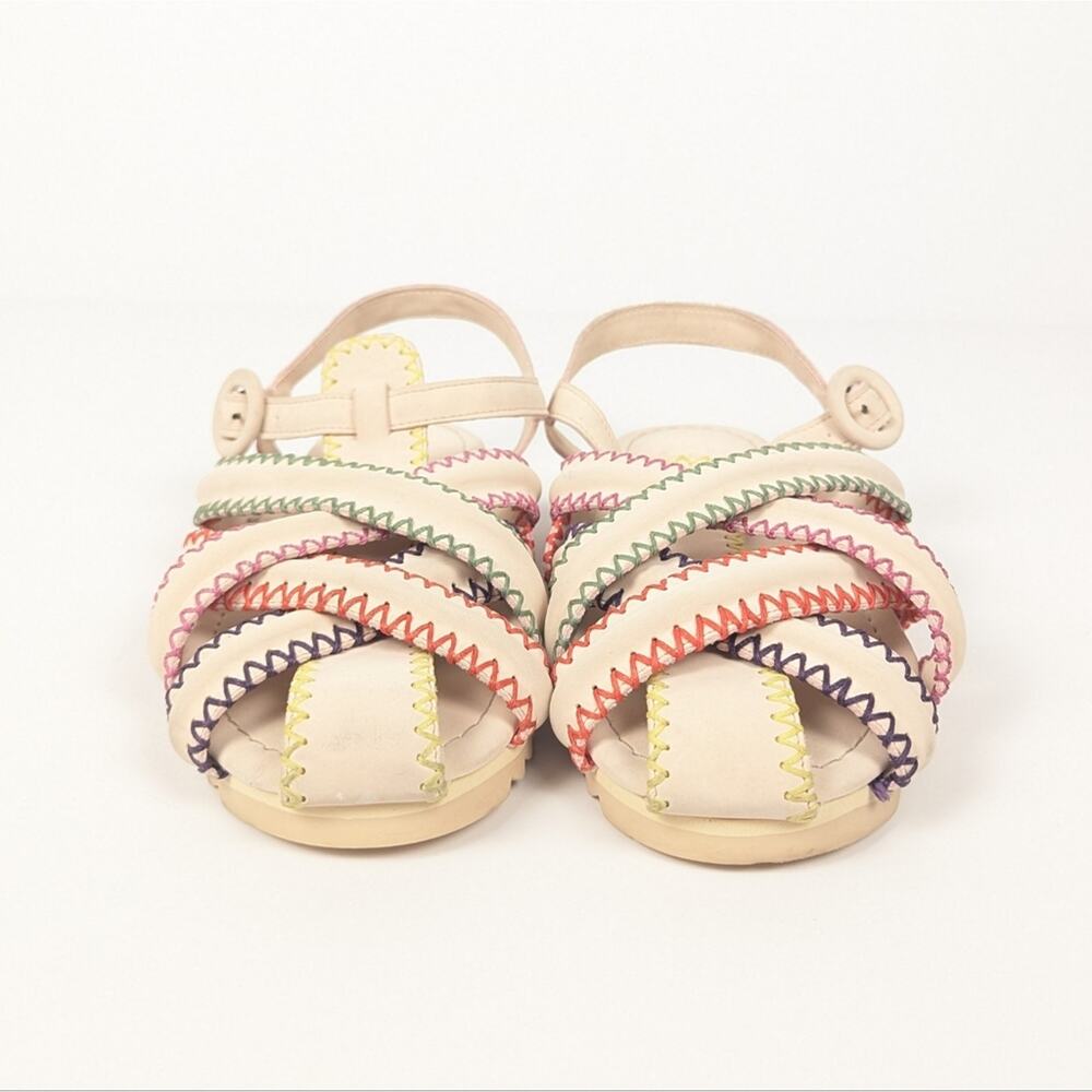 Farm Rio Multi-Color Synthetic Zig Zag Sandal Siz… - image 3